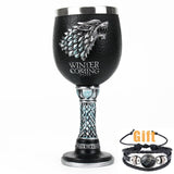 Game of Thrones Mug Goblet Stainless Steel Resin 3D Beer Tankard Coffee Cup Wine Glass Mugs 600ml 400ml 200ml BEST GOT Fan Gift