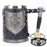 Game of Thrones Mug Goblet Stainless Steel Resin 3D Beer Tankard Coffee Cup Wine Glass Mugs 600ml 400ml 200ml BEST GOT Fan Gift
