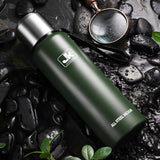 500/750/1000 / 1500ml Russian outdoor thermos portable large capacity stainless steel mug military style vacuum bottle