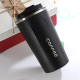 Double Stainless steel Coffee Mug Thickened Big Car Thermos Mug Travel Thermo Cup Thermosmug For Gifts 510/380ML Thermos Flask